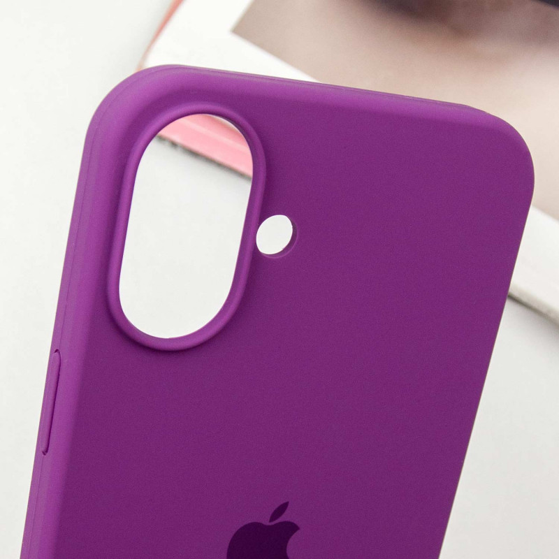 Купити Чохол Silicone Case Full Protective (AA) на Apple iPhone 16 (6.1") (Фіолетовий / Grape) на vchehle.ua