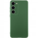 Чохол Silicone Cover Lakshmi Full Camera (AA) на Samsung Galaxy S24 FE (Зелений / Dark green)