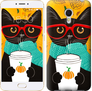

Чехол Осенний кот для Meizu MX6 639745