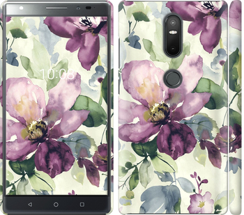 

Чехол Цветы акварелью для Lenovo Phab 2 Plus 631956