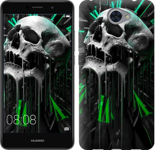 

Чехол Череп-часы для Huawei Y7 2017 645105