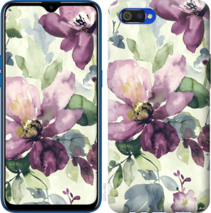 

Чохол Квіти аквареллю на Realme C2 918179