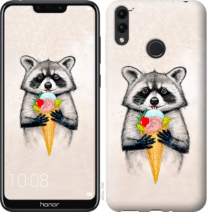 

Чехол Енотик с мороженым для Huawei Honor 8C 801369