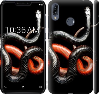 

Чохол Червоно-чорна змія на чорному тлі на Asus Zenfone Max M2 ZB633KL 699867