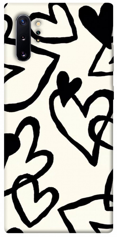 

Чехол Black heart для Galaxy Note 10+ (2019) 1098281