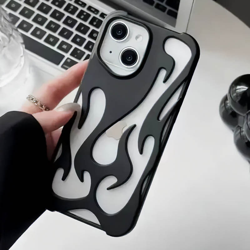 Купити Чохол TPU WinFire на Apple iPhone 15 (6.1") (Black) на vchehle.ua