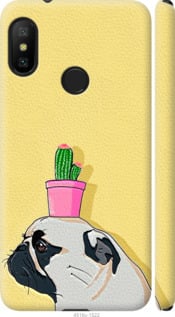 

Чохол Мопс з кактусом для Xiaomi Redmi 6 Pro 795711