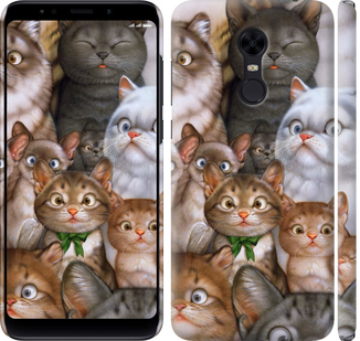 

Чехол коты для Xiaomi Redmi Note 5 (Single Camera) 594833