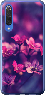 Чехол Пурпурные цветы для Xiaomi Mi 9 SE