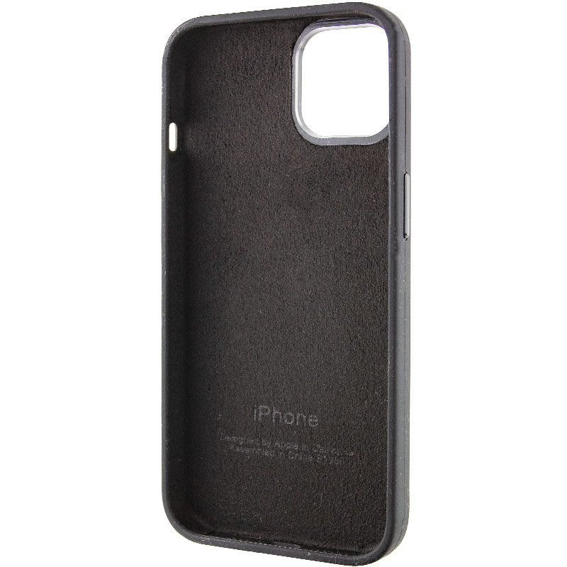 Чохол Silicone Case Metal Buttons (AA) на Apple iPhone 12 Pro Max (6.7") (Чорний / Black) в магазині vchehle.ua