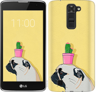 

Чехол Мопс с кактусом для LG K7 795588