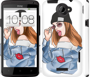 

Чохол Дівчина v3 на HTC One X 842828