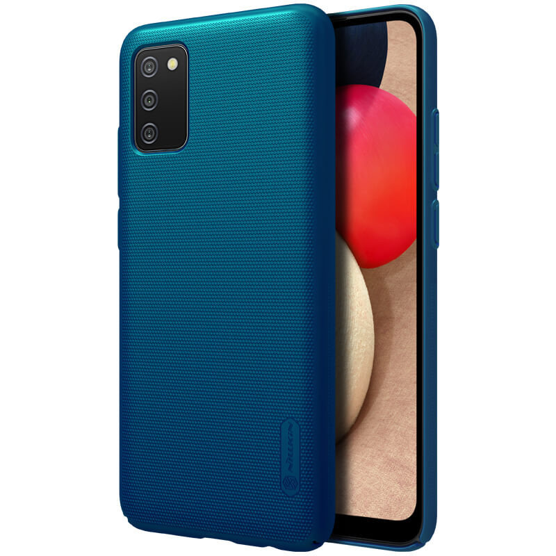 Купить Чехол Nillkin Matte для Samsung Galaxy A02s (Бирюзовый / Peacock blue) на vchehle.ua