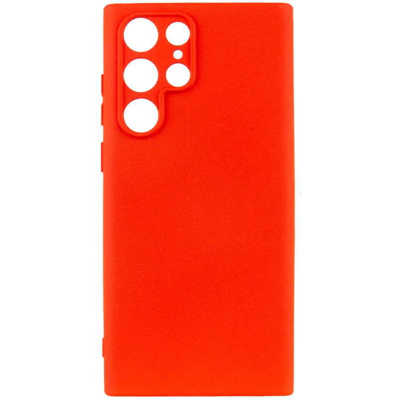 Фото Чохол Silicone Cover Lakshmi Full Camera (A) на Samsung Galaxy S23 Ultra (Червоний / Red) на vchehle.ua