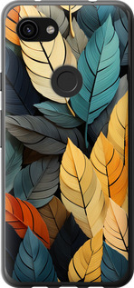 

Чохол Кольорове листя на Google Pixel 3a 1630014