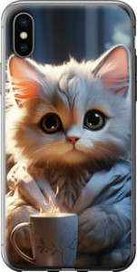 Чехол White cat для iPhone XS
