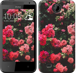 

Чехол Куст с розами для HTC Desire 300 639183