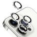 Защитное стекло Metal Classic на камеру (в упак.) для Apple iPhone 14 Pro (6.1") / 14 Pro Max (6.7") (Серебряный / Silver) в магазине vchehle.ua