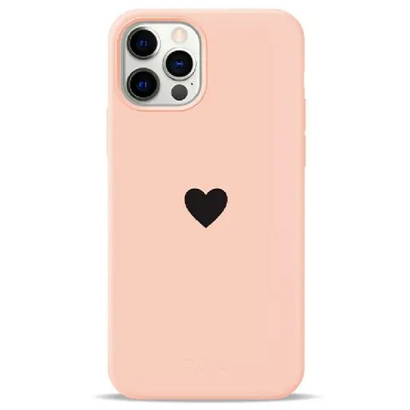 

Чехол Pump Silicone Minimalistic для iPhone 12 (Black Heart in Pink) 1159021