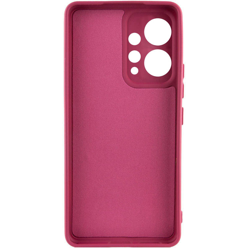Фото Чехол TPU GETMAN Liquid Silk Full Camera для Xiaomi Redmi Note 12 4G (Бордовый / Marsala) на vchehle.ua