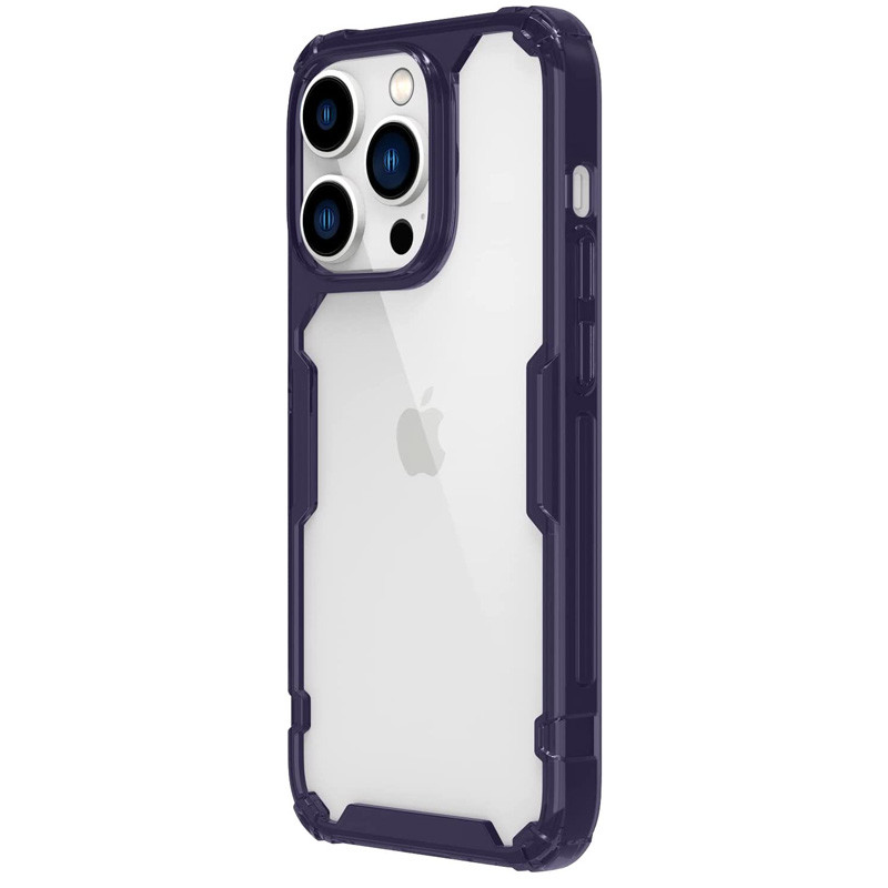 Фото TPU чохол Nillkin Nature Pro Series на Apple iPhone 14 Pro (6.1") (Темно-фіолетовий (прозорий)) на vchehle.ua