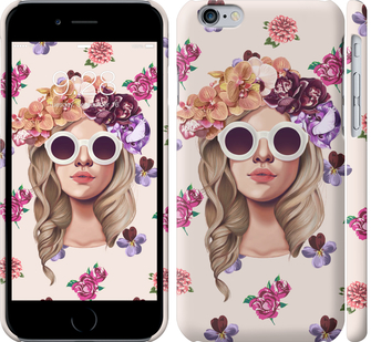 

Чохол Дівчина з квітами v2 на Huawei P30 703256