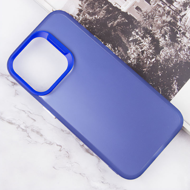 Фото TPU+PC чохол Magic glow with protective edge на Apple iPhone 15 Pro (6.1") (Blue) на vchehle.ua