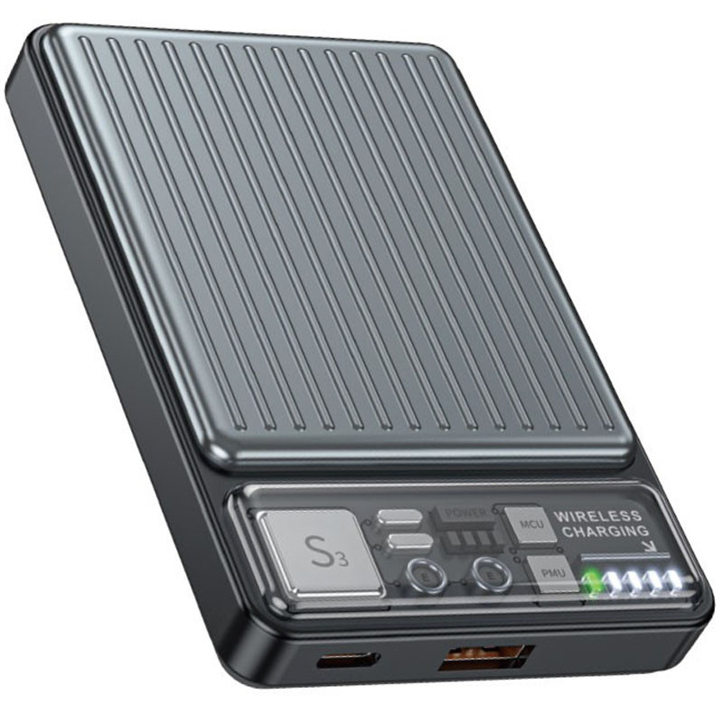 Фото Портативний ЗП Power Bank Hoco Q18 Tourer 22.5W із БЗУ 10000 mAh (Black) на vchehle.ua