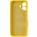 Замовити Чохол Silicone Case Full Camera Protective (AA) на Apple iPhone 16 (6.1") (Жовтий / Yellow) на vchehle.ua