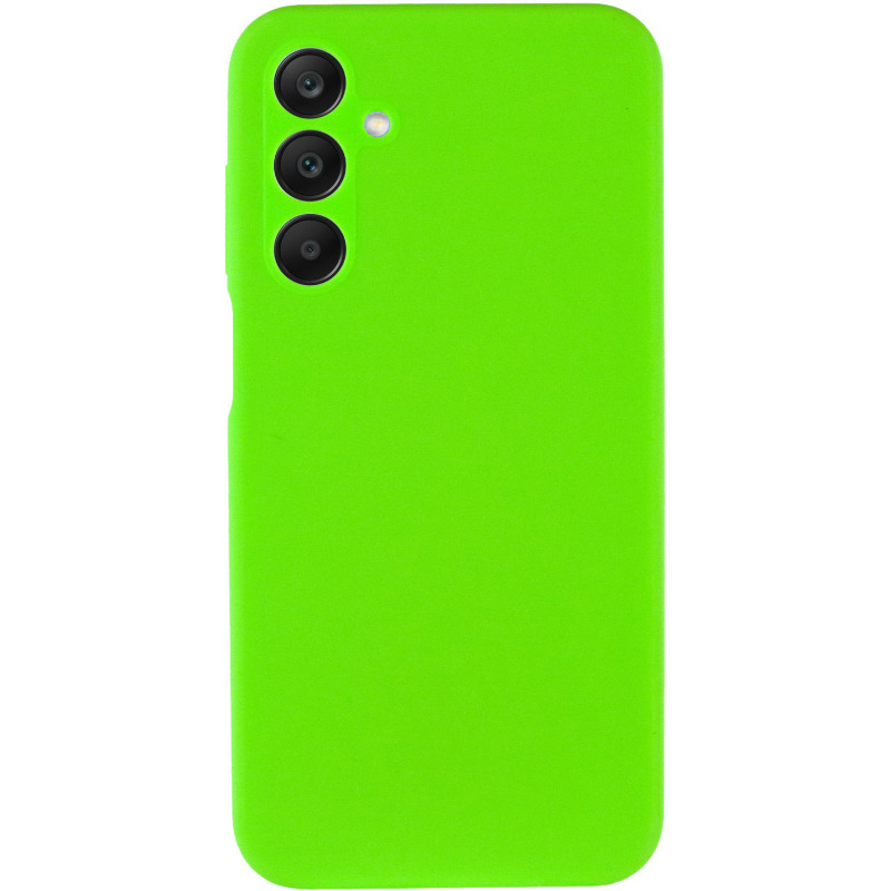 Фото Чохол Silicone Cover Lakshmi Full Camera (AA) на Samsung Galaxy A25 5G (Салатовий / Neon Green) на vchehle.ua