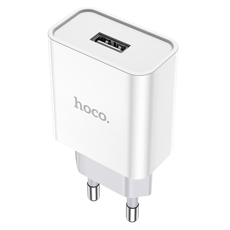 Фото СЗУ Hoco C81A Asombroso 2.1A (1USB-A) (Белый) в магазине vchehle.ua