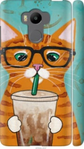 Чохол Зеленоокий кіт в окулярах для Xiaomi Redmi 4 Pro