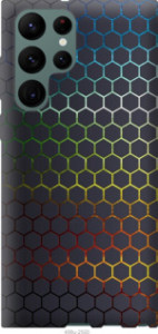 Чехол Переливающиеся соты для Samsung Galaxy S22 Ultra