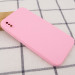 Фото Silicone Case Square Full Camera Protective (AA) NOLOGO для Apple iPhone X / XS (5.8") (Розовый / Light pink) на vchehle.ua