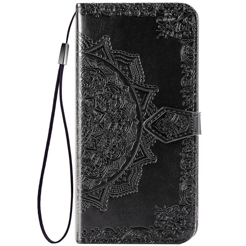 Кожаный чехол-книжка Art Case с визитницей для Oppo A31 (Черный)