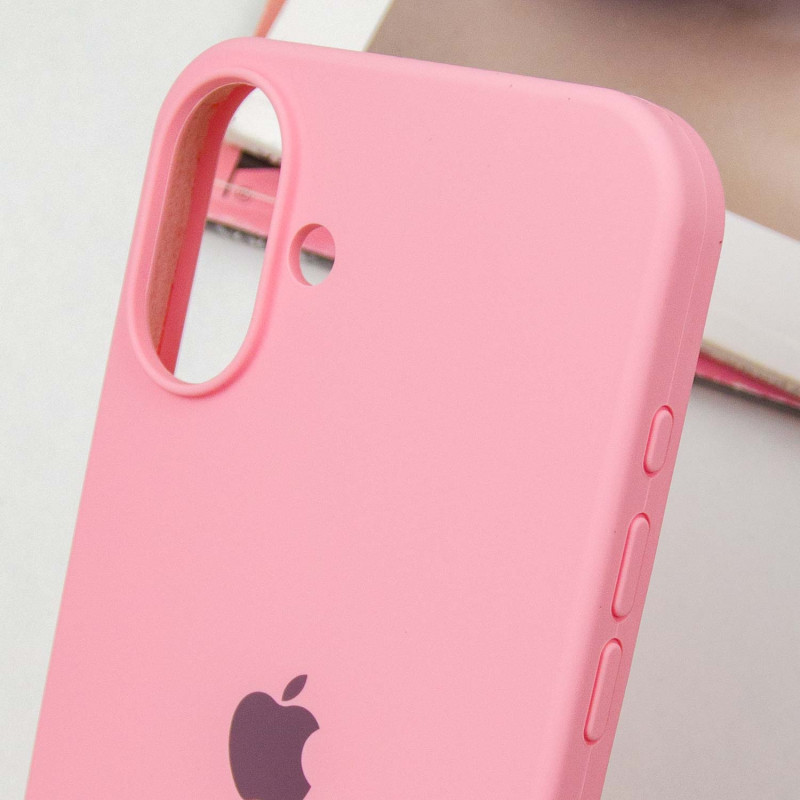 Заказать Чехол Silicone Case Full Protective (AA) для Apple iPhone 16 (6.1") (Розовый / Light pink) на vchehle.ua