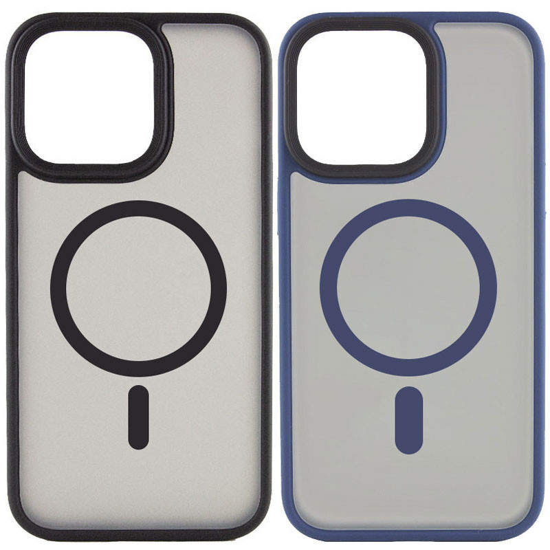 TPU+PC чехол Metal Buttons with Magnetic Safe для Apple iPhone 15 Pro Max (6.7")