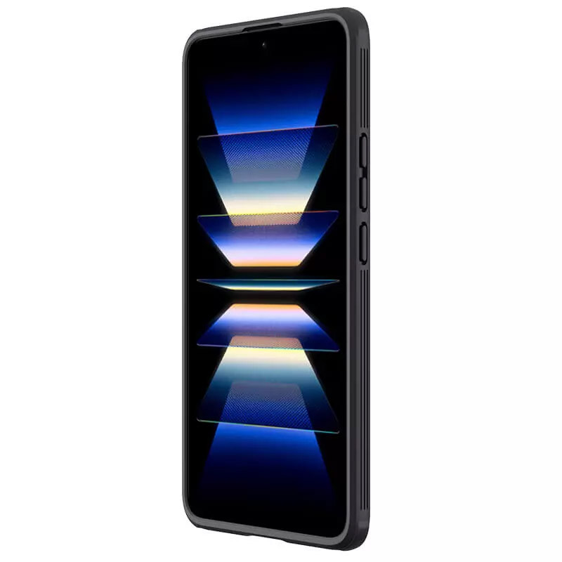 Карбоновая накладка Nillkin Camshield (шторка на камеру) для Xiaomi Redmi K60 / K60 Pro (Черный / Black) в магазине vchehle.ua