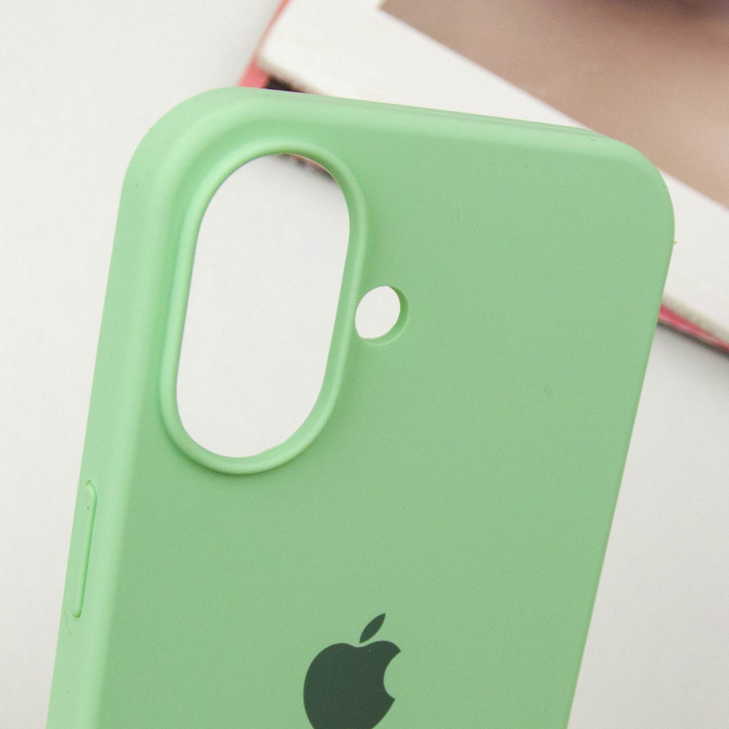 Купити Чохол Silicone Case Full Protective (AA) на Apple iPhone 16 Plus (6.7") (Зелений / Pistachio) на vchehle.ua