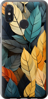 

Чохол Кольорове листя на Xiaomi Mi8 1629342