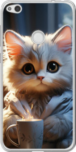 Чохол White cat на Huawei P8 Lite (2017)