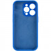 Чохол Silicone Case Full Camera Protective (AA) NO LOGO на Apple iPhone 15 Pro Max (6.7") (Синій / Capri Blue) в магазині vchehle.ua