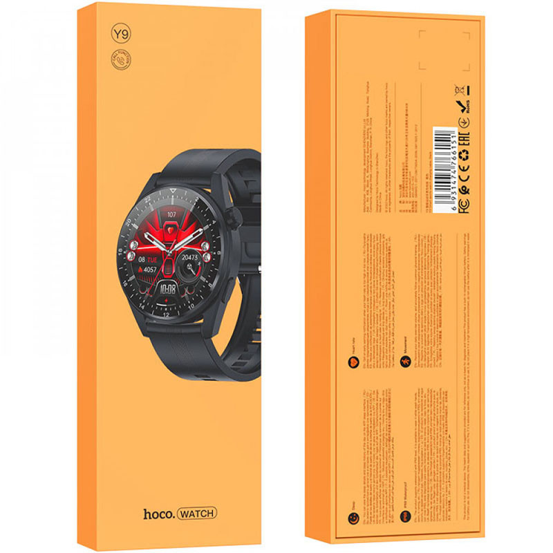Заказать Смарт-часы Hoco Smart Watch Y9 (call version) (Black) на vchehle.ua
