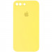 Чохол Silicone Case Square Full Camera Protective (AA) на Apple iPhone 7 plus / 8 plus (5.5") (Жовтий / Yellow)