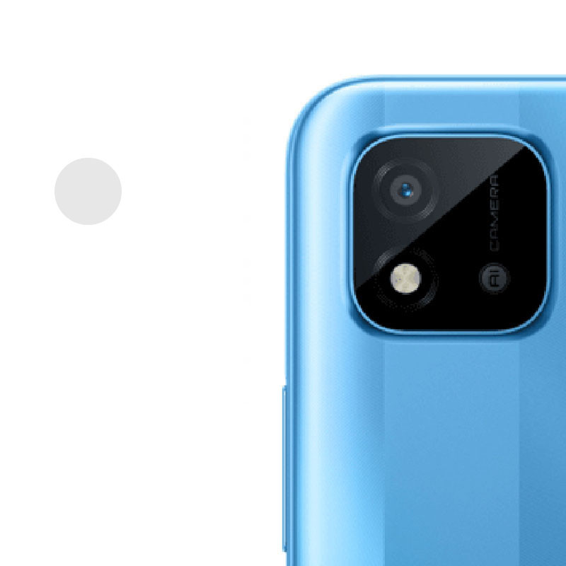 Гибкое защитное стекло 0.18mm на камеру (тех.пак) для Realme C11 (2021)
