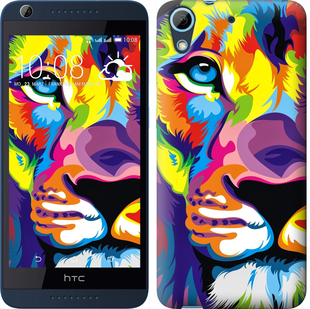 

Чехол Разноцветный лев для HTC Desire 626G 261493