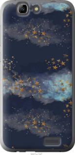 

Чохол Ночь золотые звезды для Huawei Ascend G7 1406339