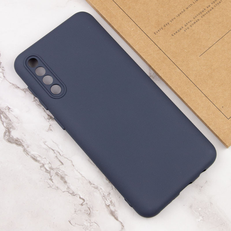 Чехол TPU GETMAN Liquid Silk Full Camera для Samsung Galaxy A50 (A505F) / A50s / A30s (Синий / Midnight Blue) в магазине vchehle.ua