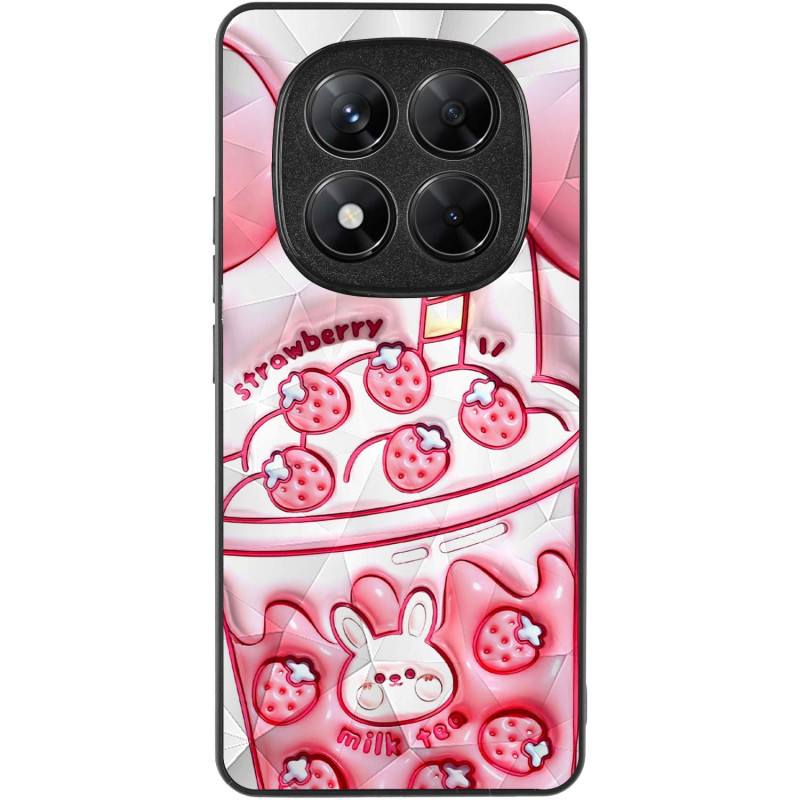 Фото TPU+PC чохол Prisma Fluffie на Xiaomi Redmi Note 14 Pro 4G (Strawberry) на vchehle.ua
