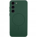 Чехол Silicone Cover Lakshmi Full Camera (AA) with MagFit для Samsung Galaxy S23 (Зеленый / Dark green)
